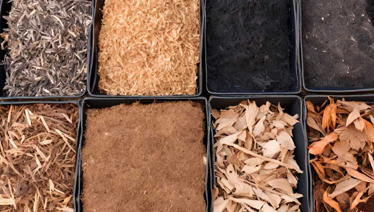different types of mulch