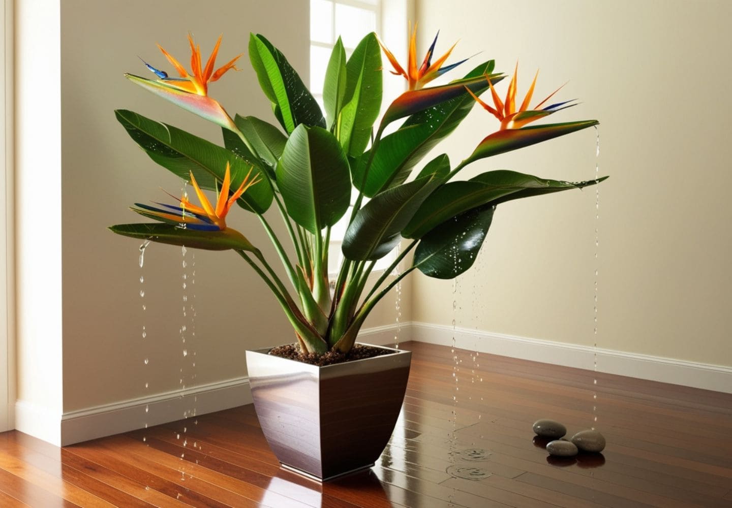 Bird of Paradise Leaves Curling