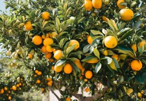 Citrus growing tips