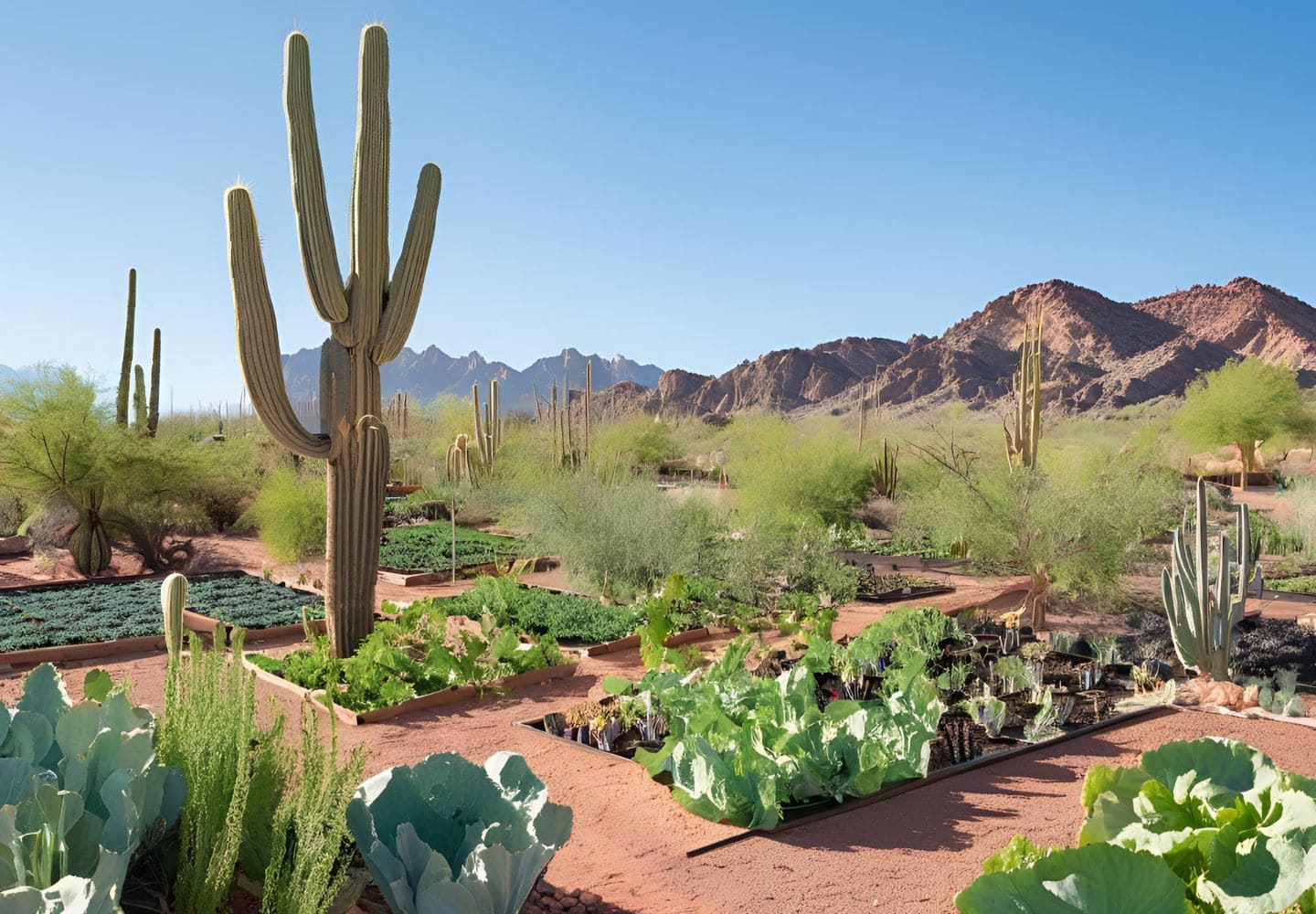 Desert gardening Arizona