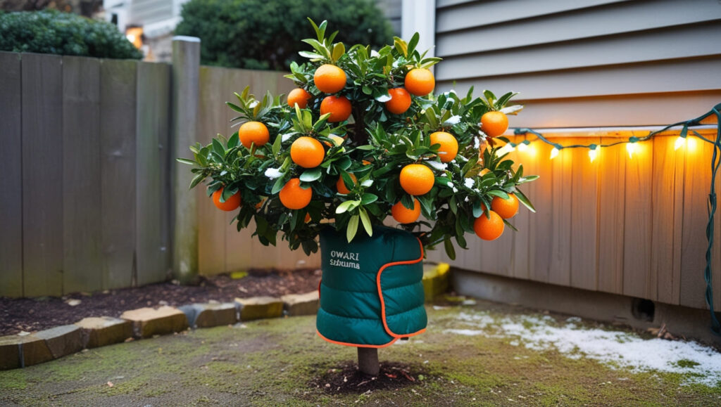 Owari Satsuma Mandarin Orange Tree with Frost Protection